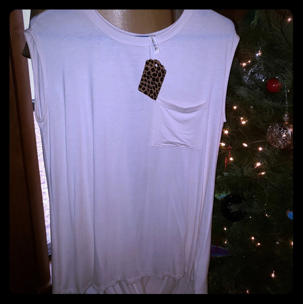 Open back tunic
